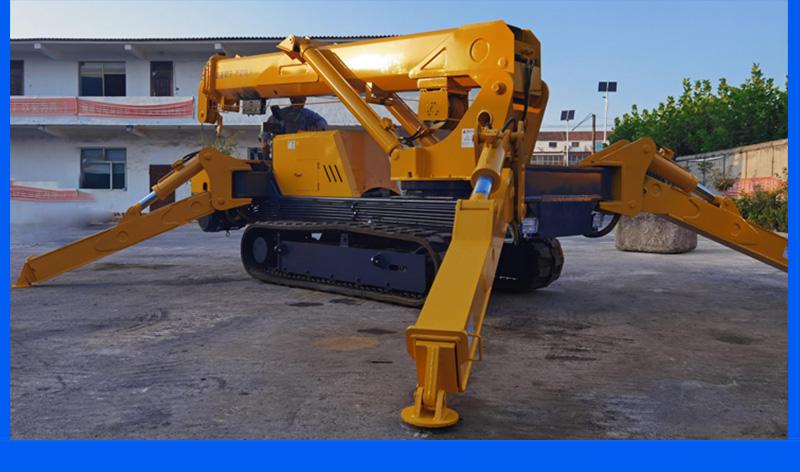 5吨蜘蛛吊车实景展示图片